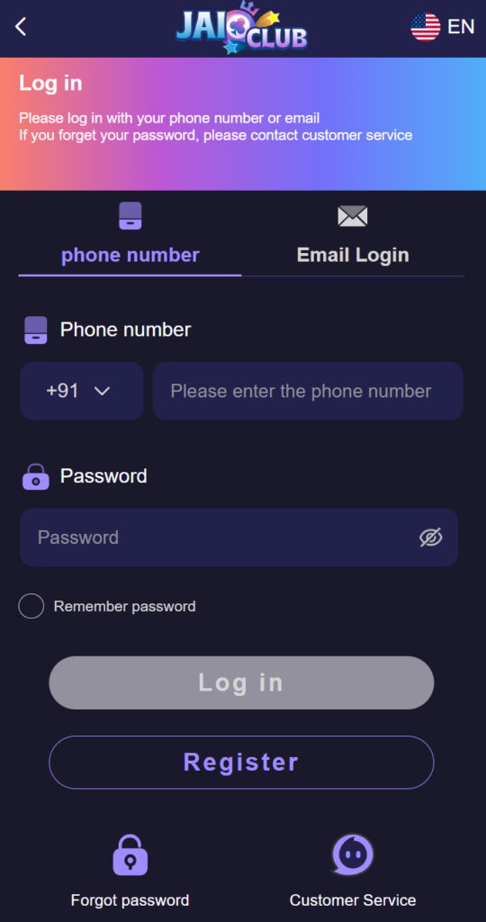 jaiclub login